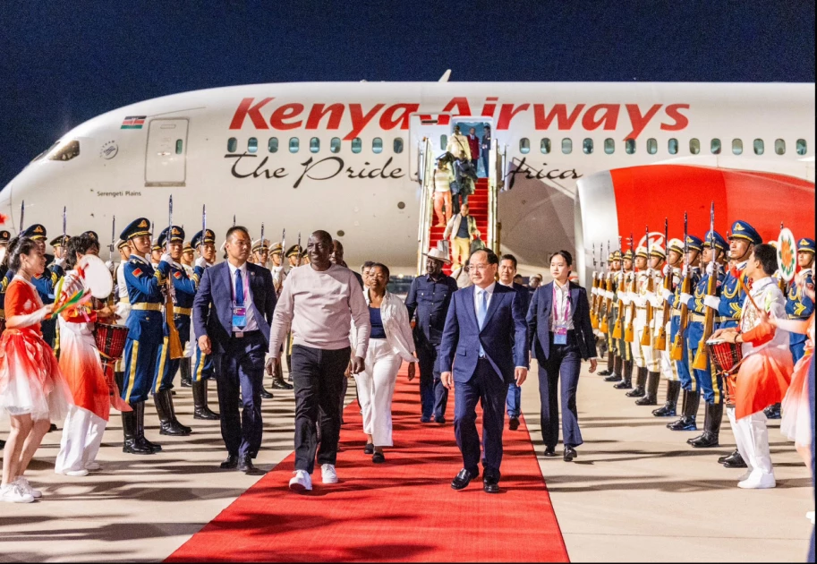 Ruto and Raila arrive in Beijing united for China-Africa summit