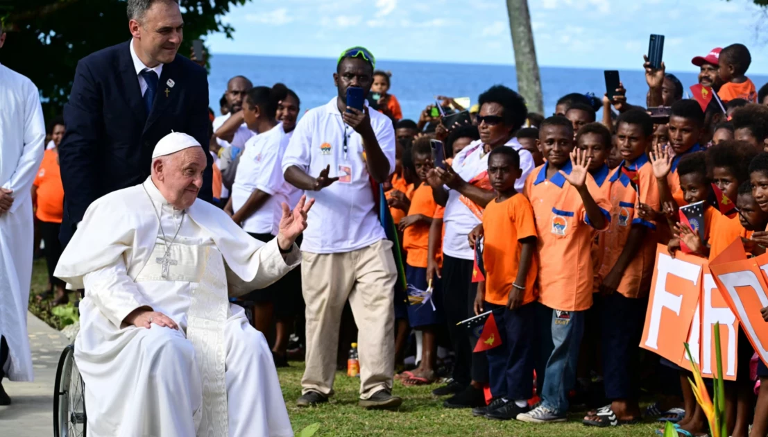 Pope Francis delivers medical supplies in visit to remote jungle town