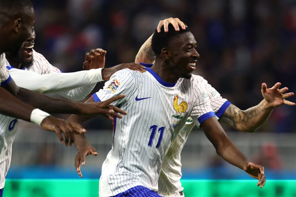 France beat Belgium with Kolo Muani and Dembele goals