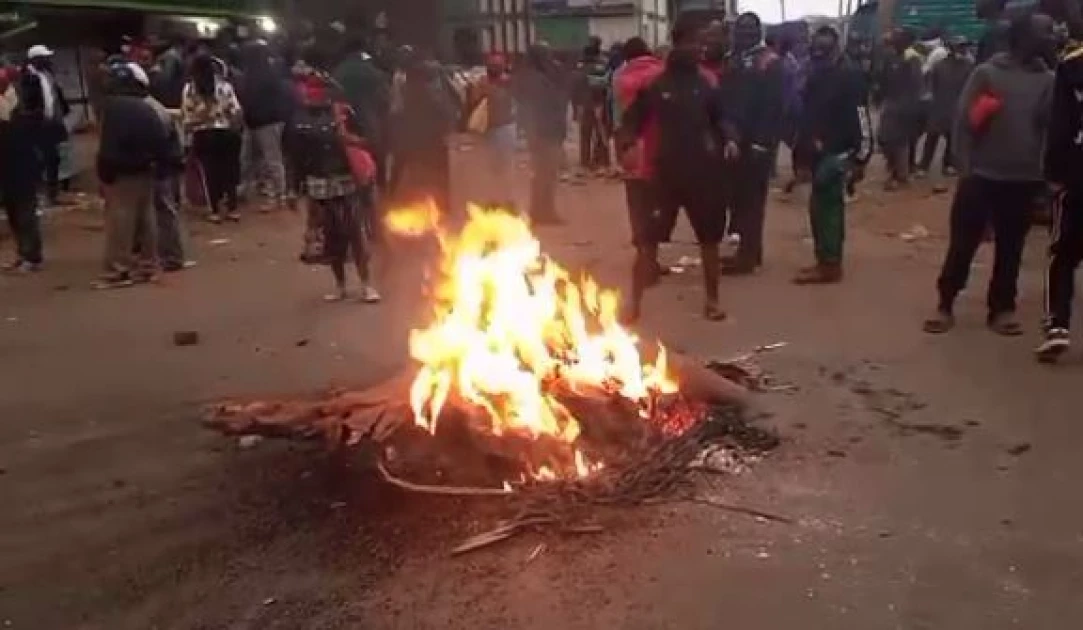 Traders at Marikiti market protest planned evictions