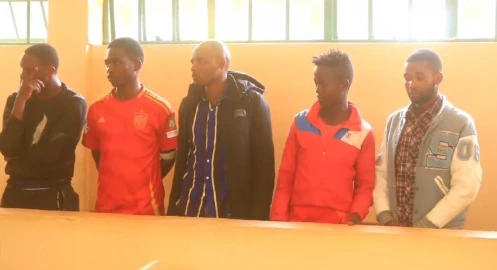 Two Tanzanians among five suspects in court over robbery, death of Makueni man