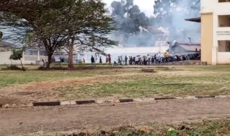 Multimedia University students protest, disrupt transport on Magadi road