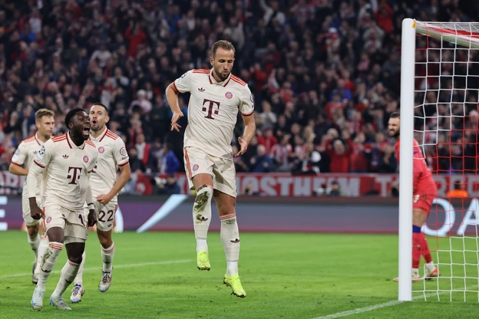 Kane scores four as Bayern put nine past Zagreb in the Champions League