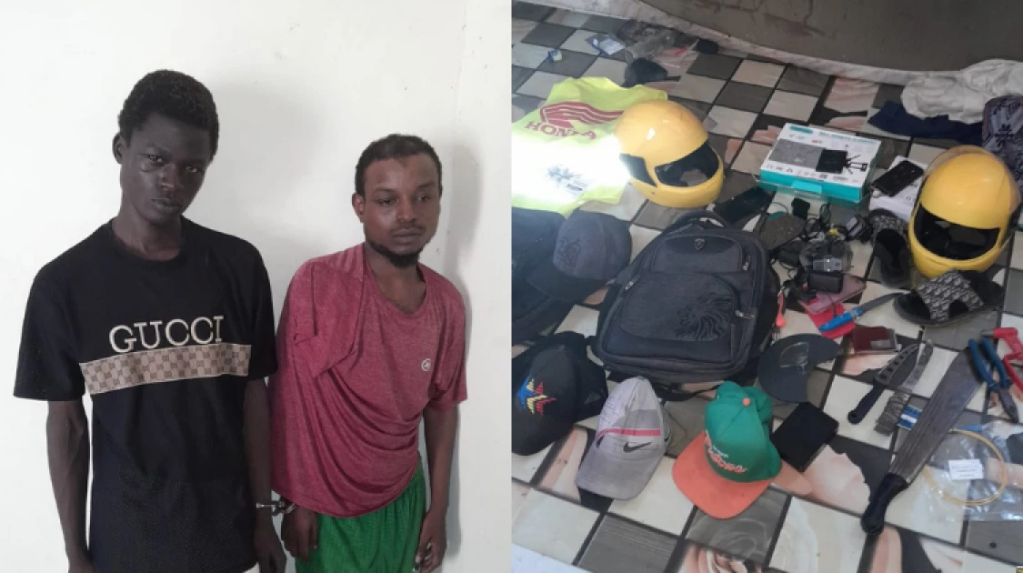 Mombasa: Two panga-wielding robbery suspects caught on CCTV arrested 