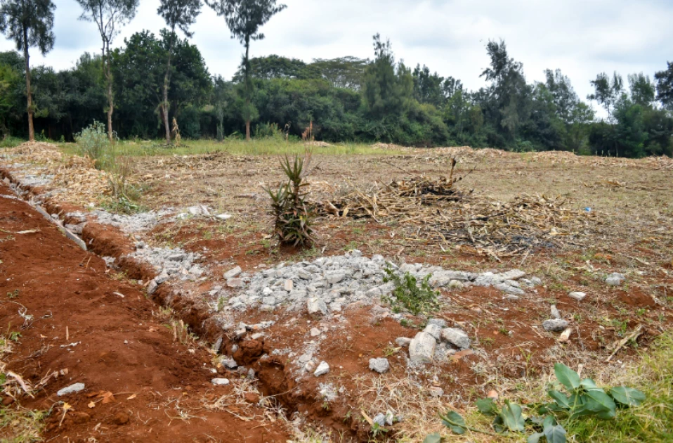 Loresho residents protest alleged grabbing of police post land