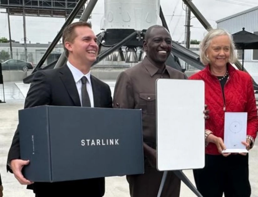 President Ruto says Elon Musk's Starlink has helped Safaricom up its internet game