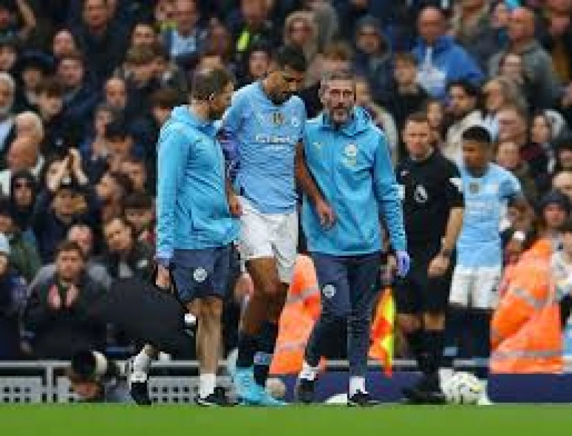 Man City's Rodri to miss rest of season with ACL injury