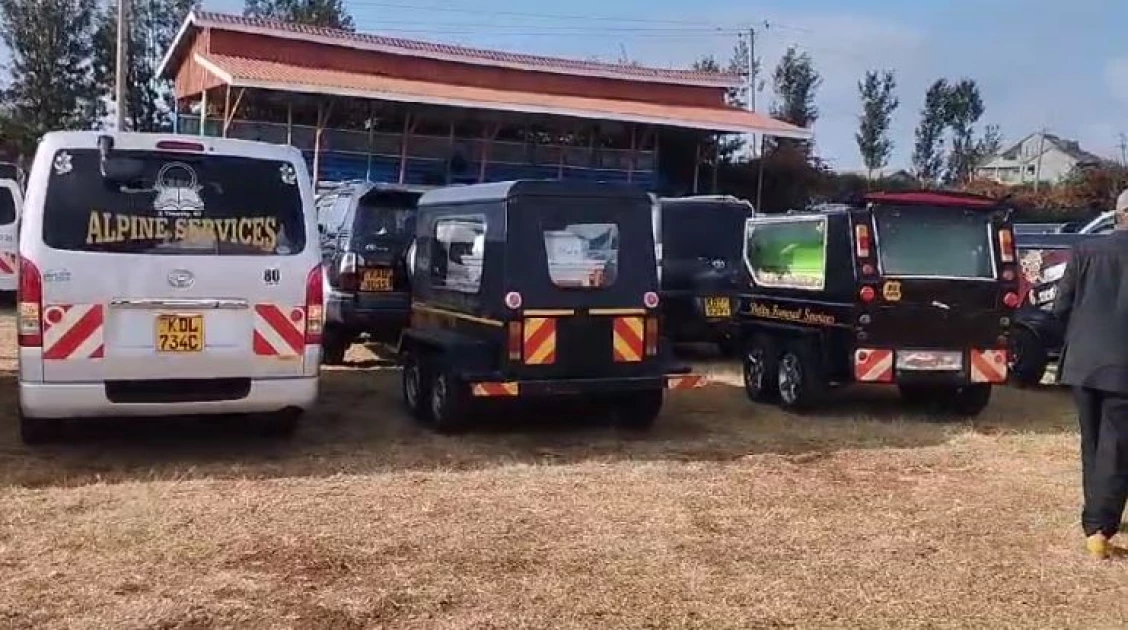 Procession begins as Nyeri prepares to lay Hillside Academy fire victims to rest