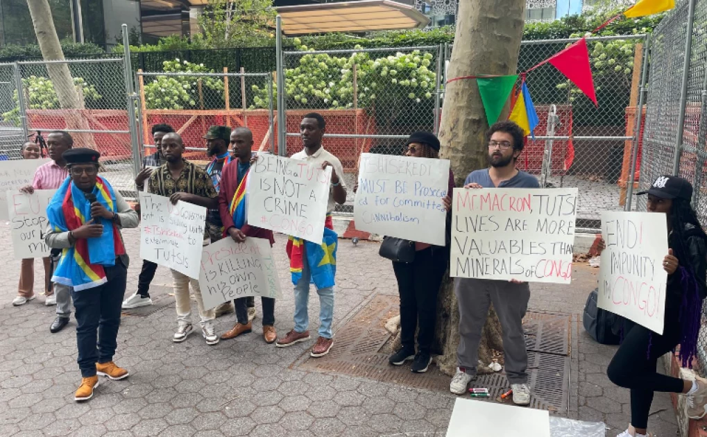 Congolese diaspora protests at UN, calls for action against atrocities in DRC