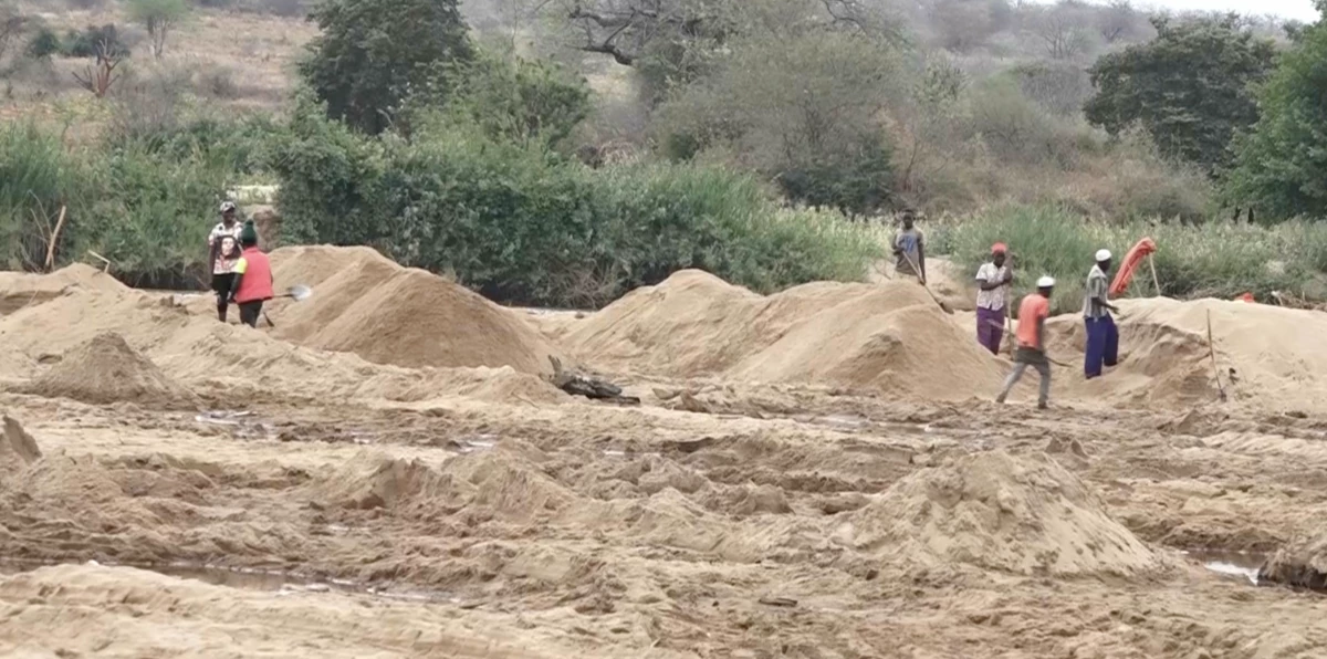 Embu locals in standoff over control of sand harvesting business