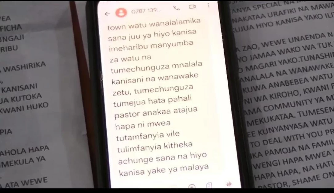 Church service scuttled in Mwea after threat leaflets spark fears 