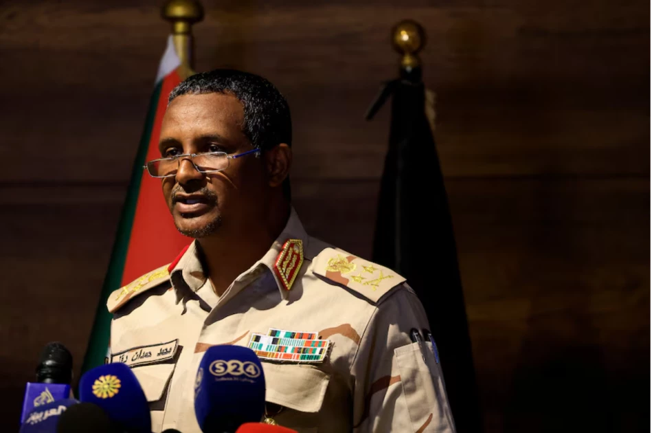 Head of Sudan's RSF accuses Egypt of being involved in airstrikes on group's troops