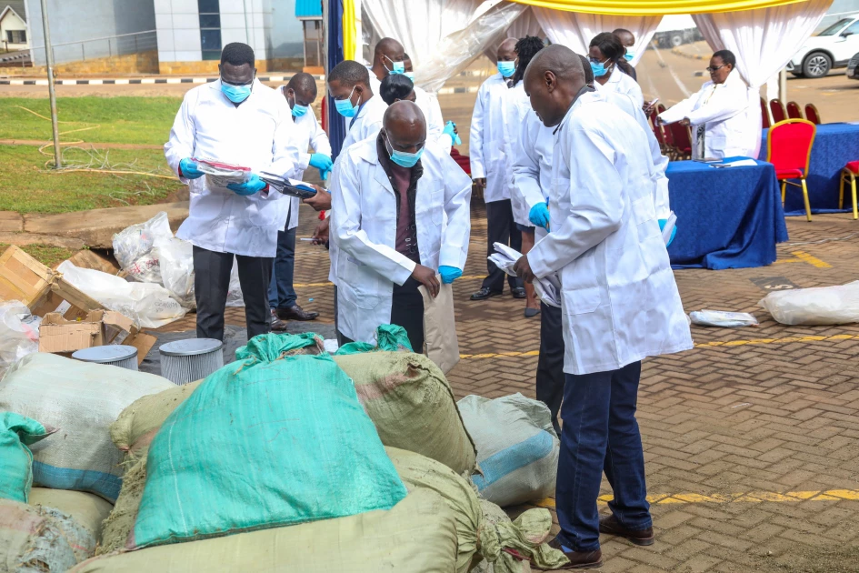 DCI destroys drugs worth Ksh.176 million after court order