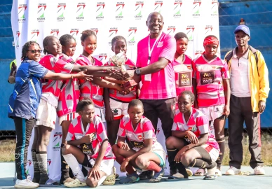 High Rising Kinale Girls Win Safari 7s trio award  