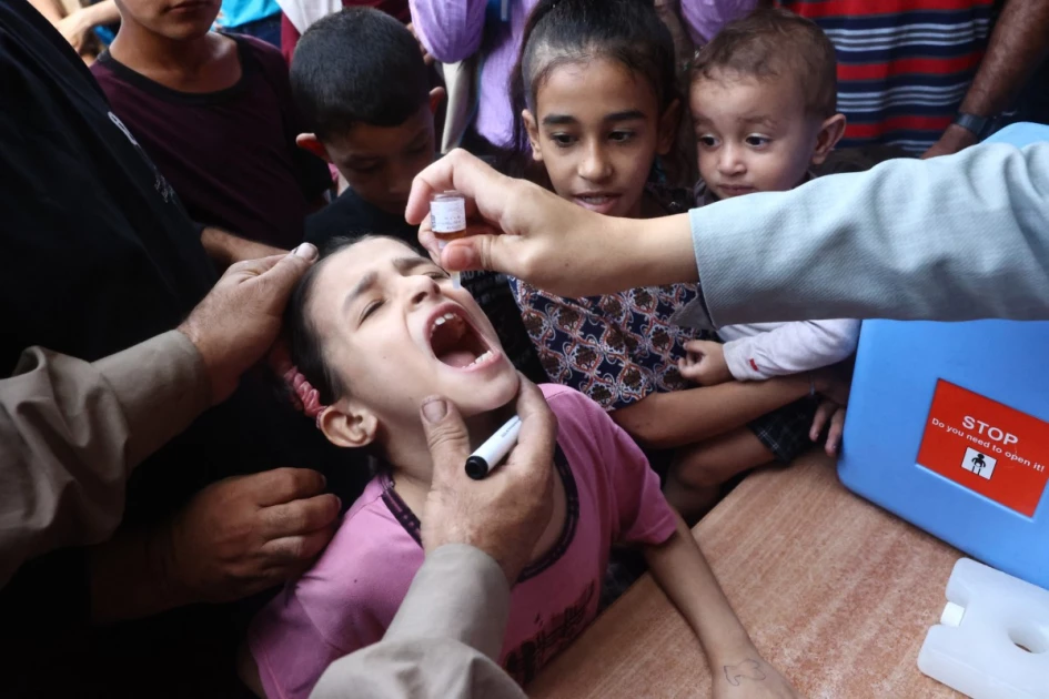 WHO demands space to finish Gaza polio vaccination