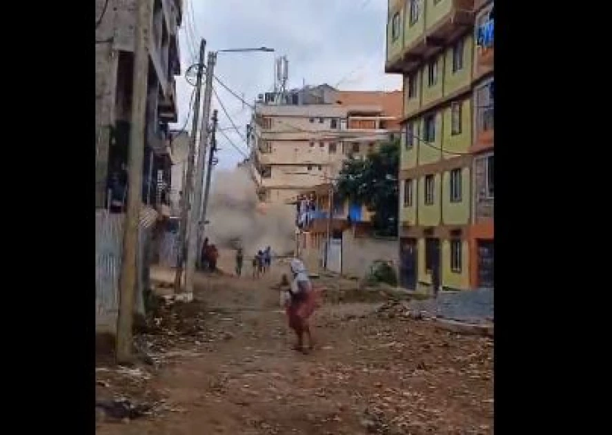 Building collapses in Kahawa West, occupants feared trapped