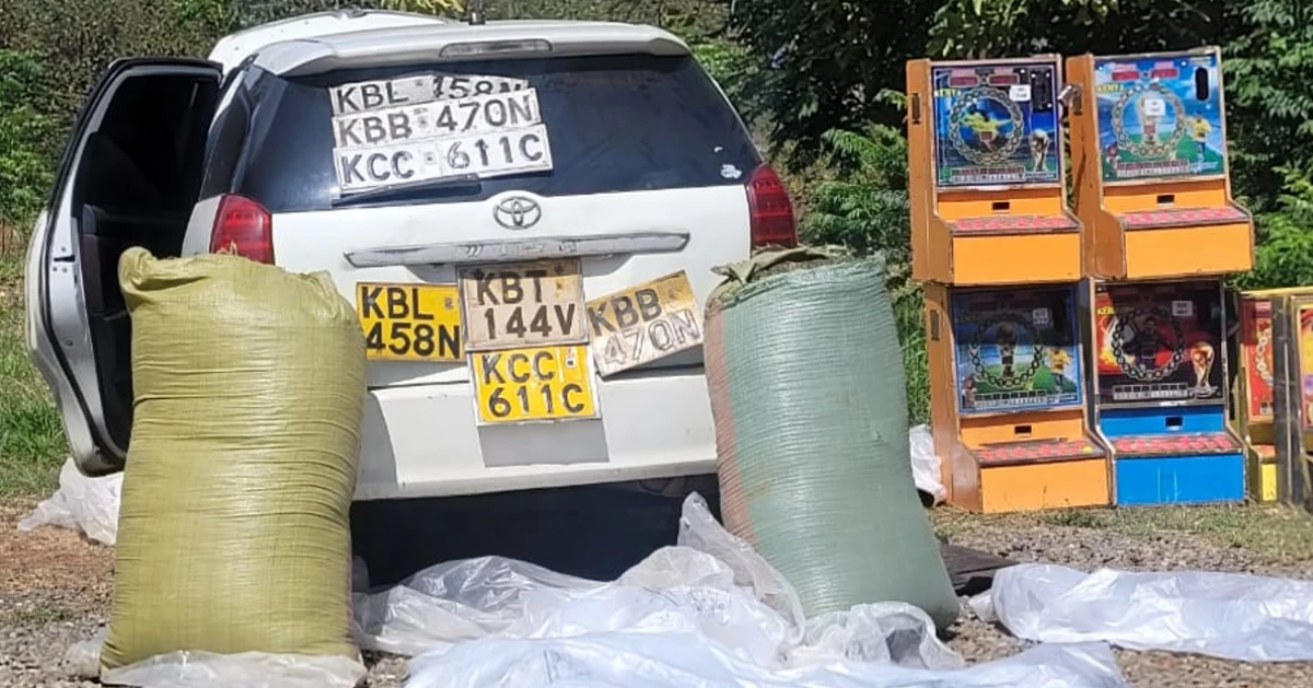 Suspected drug trafficker arrested with bhang worth Ksh.6.9M in Machakos