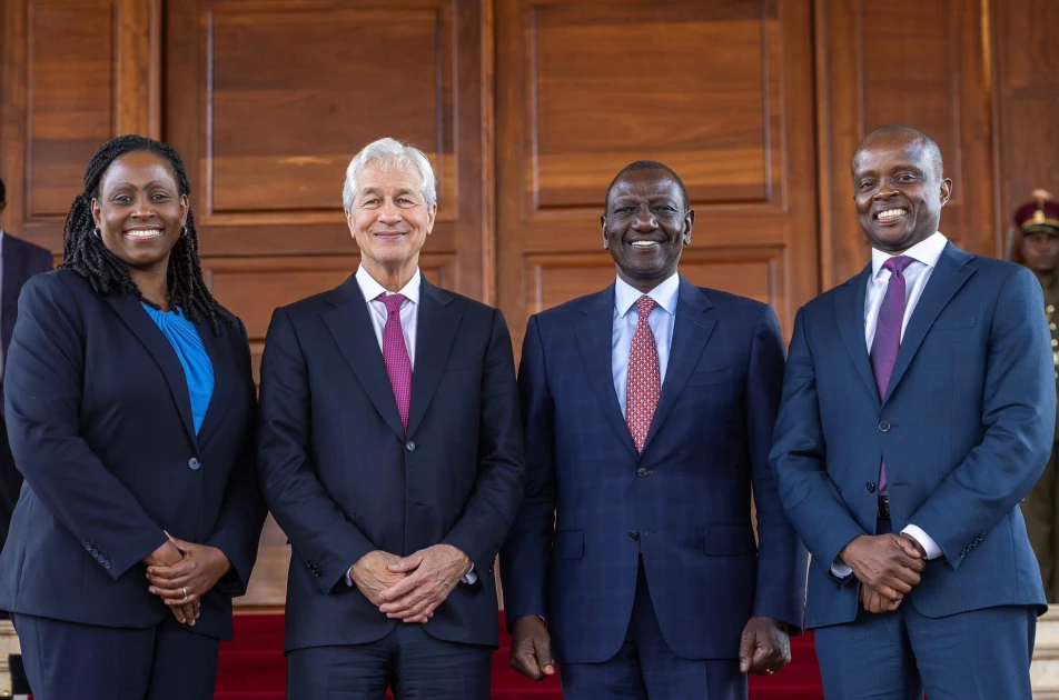 Ruto meets JPMorgan CEO after US bank opened Kenyan office