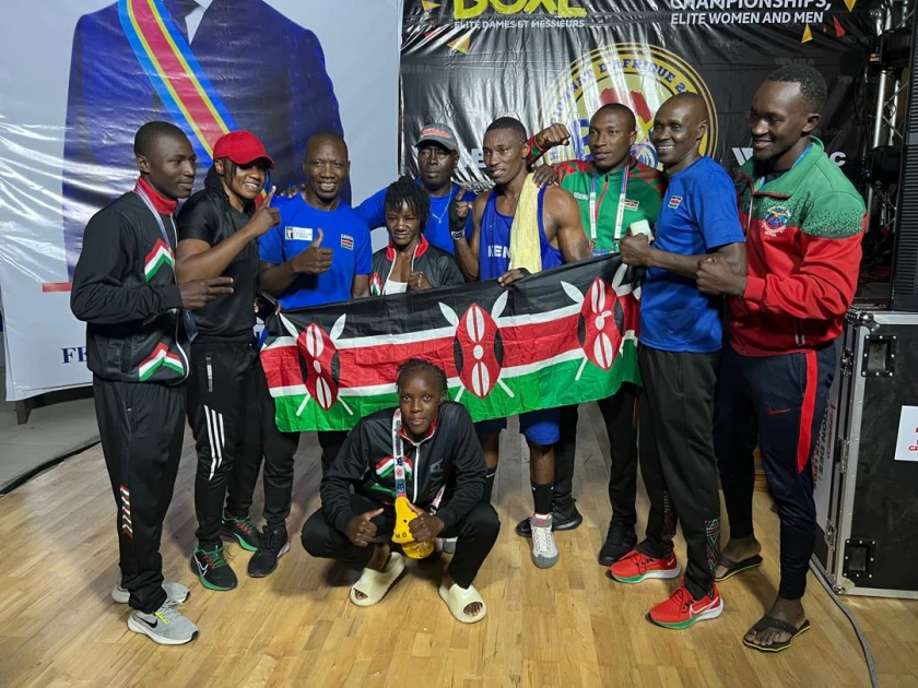 Hard-punching Mogunde bags historic gold for Kenya at African Boxing Championships