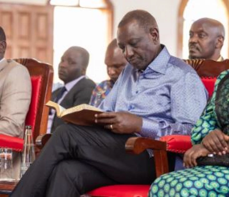 Ruto: We don't go to church for politics, we love God and plan to go to heaven