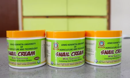 MADE IN KENYA: JKUAT don making skin care products from snail slime