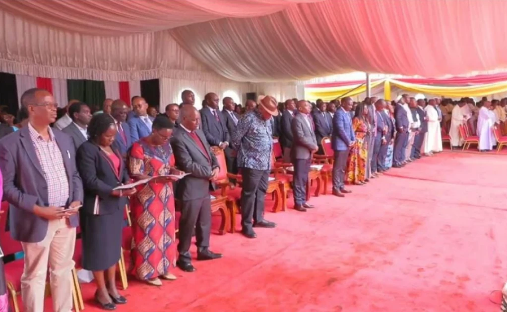 President Ruto, Uhuru, DP Kindiki and Gachagua share platform in Embu