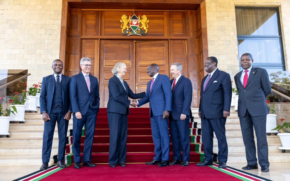 Ruto bids farewell to U.S. Ambassador Meg Whitman