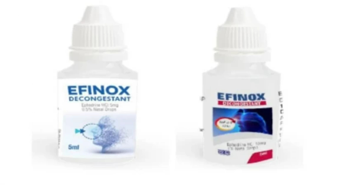 Gov't recalls Efinox nasal drops over labelling and packaging error