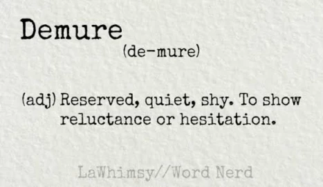 Dictionary.com names ‘Demure’ as its 2024 word of the year 