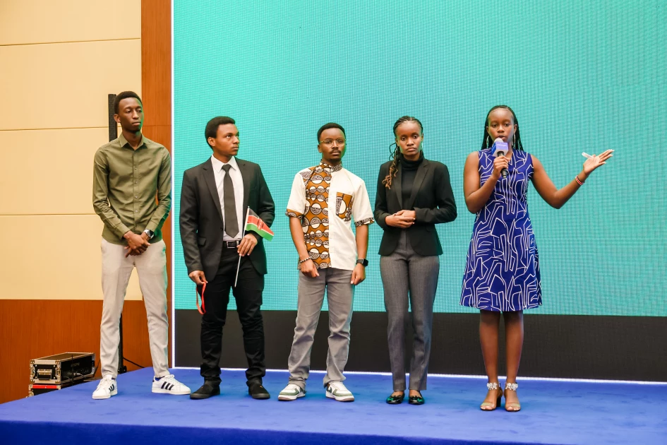 Kenyan students showcase their innovations at LEAP Digital Talent Study Camp