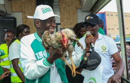 Safaricom and RMS draw large crowds in Homa Bay through Sambaza Furaha Campaign