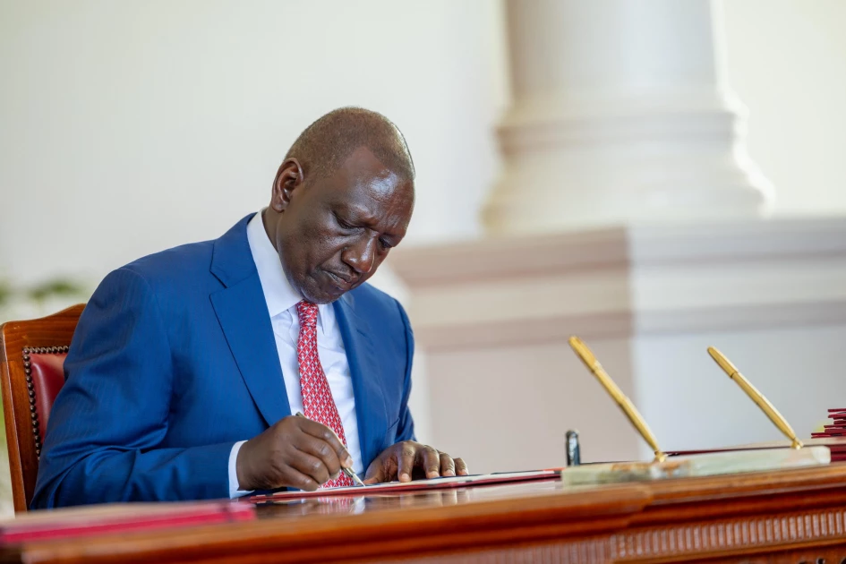 President Ruto signs three bills into law