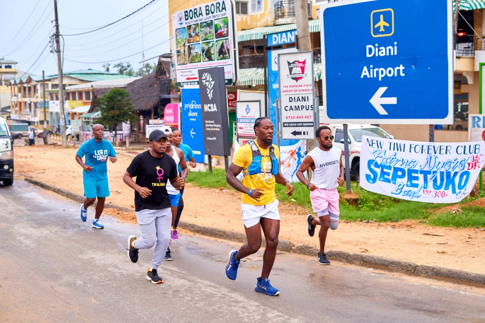 Fitness coach William Mtana runs 150km to fund prosthetics for disabilities