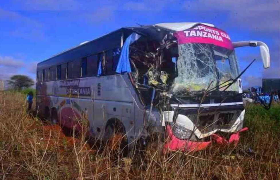 Bus ferrying Tanzanian MPs to Mombasa for EALA games involved in accident