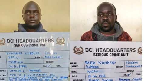 Two suspects charged with hacking bank account, transferring Ksh.1.8M