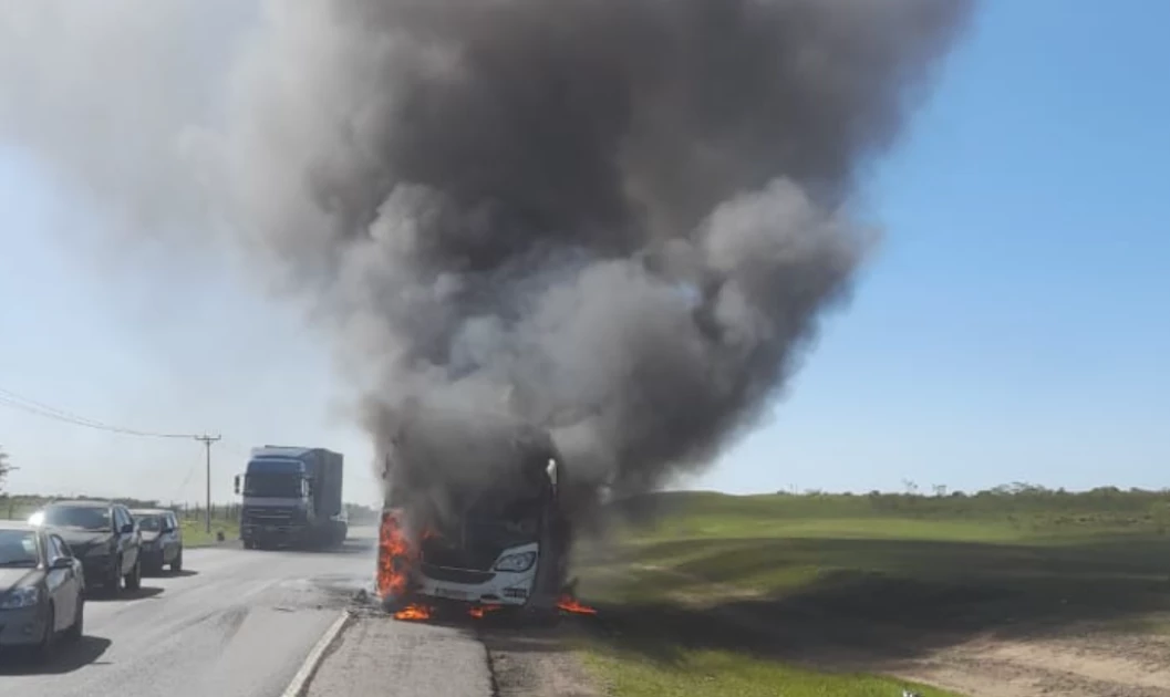 Modern Coast bus bursts into flames in Naivasha