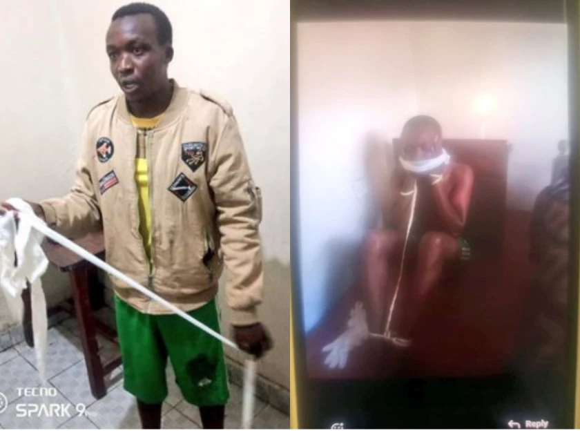 Man fakes own kidnapping, cuts himself, demands Ksh.100K ransom after losing salary to betting