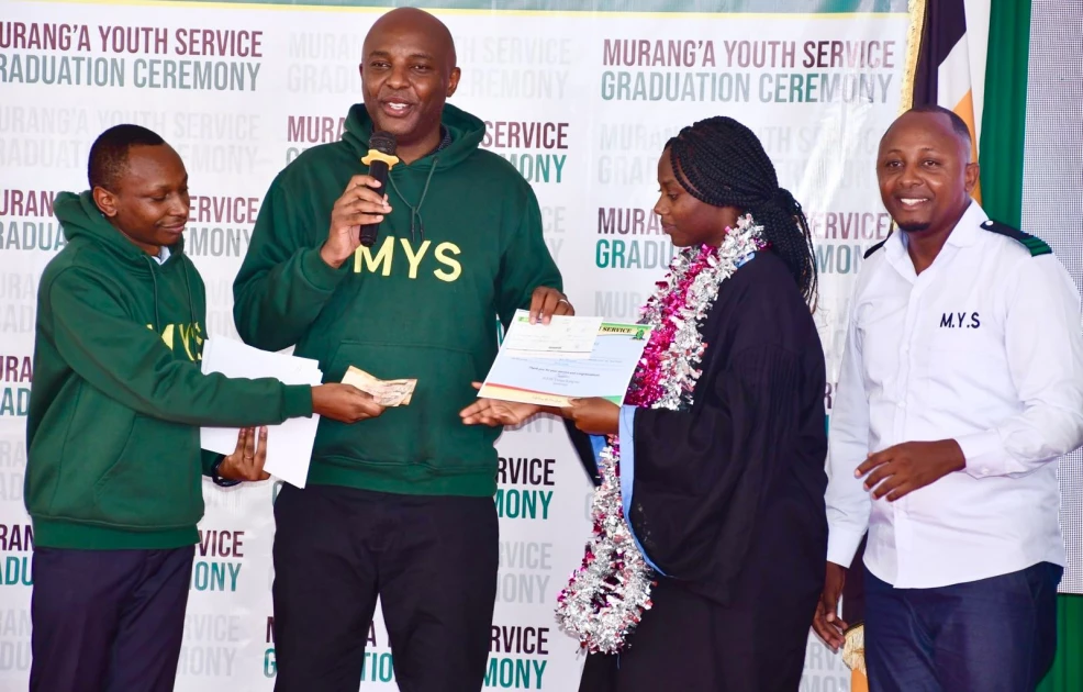 Governor Kang’ata’s Murang’a Youth Service graduates second cohort