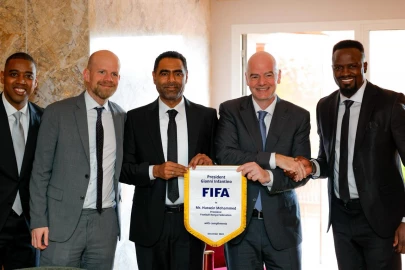 New FKF president Mohammed meets FIFA boss Infantino