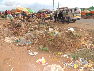 Traders decry heaps of waste in Kisii town