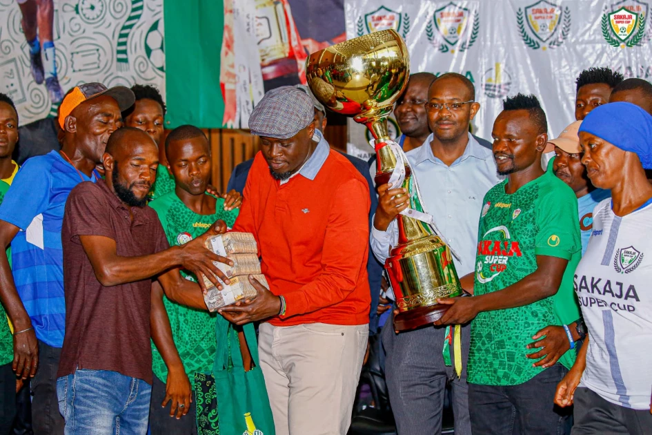 Sakaja Super Cup winners receive hefty cash prizes 