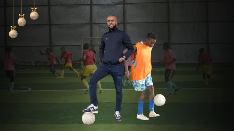 Football tournament gives girls a chance to shine through sports this festive season 