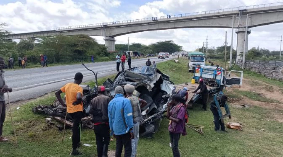  Seven killed in multi-vehicle crash on Narok-Mai Mahiu Road