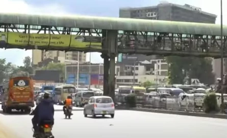 Street families, human waste, hawkers take over Nairobi footbridges