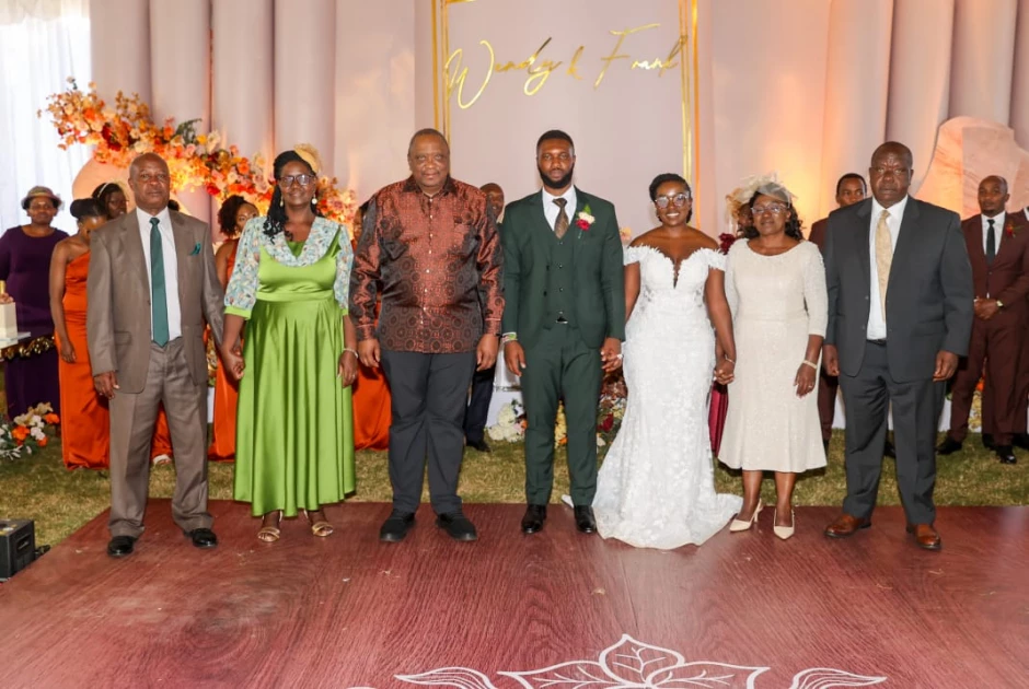 Uhuru, Kalonzo and more dignitaries grace colourful Matiang'i daughter wedding