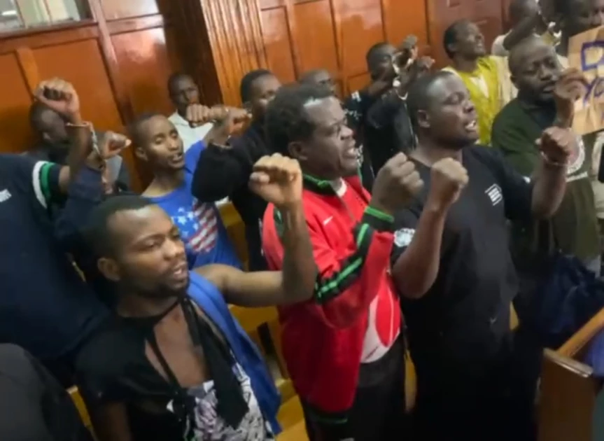 Okiya Omtatah, 22 other protesters released as court lowers bail to Ksh.1K from Ksh.50K