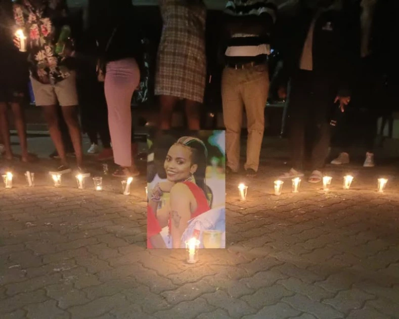 PHOTOS:  Family, friends light up candles in honour of volleyball icon Janet Wanja