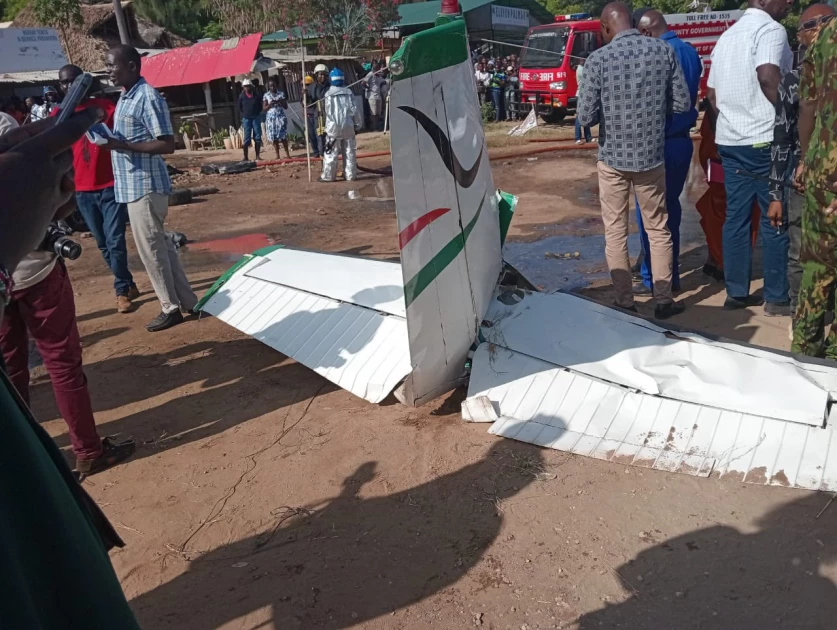 Three people killed after aircraft crashes in Malindi