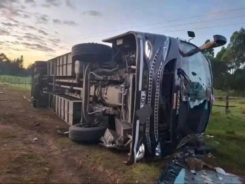 Three people killed, 41 others injured after Dreamline bus crashes in Londiani