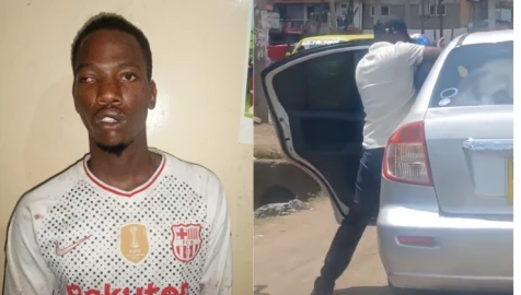 Drama as M-Pesa fraudster caught on CCTV arrested in Rongai